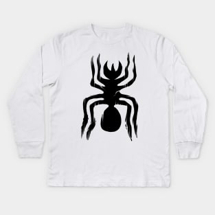 Nazca Lines Spider Kids Long Sleeve T-Shirt